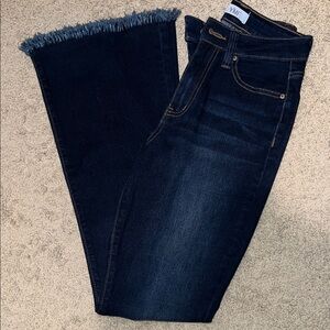 YMI Women's Deep Indigo Flare Jeans